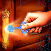 USED Inserting the Blue Key