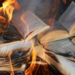 USED bookburning