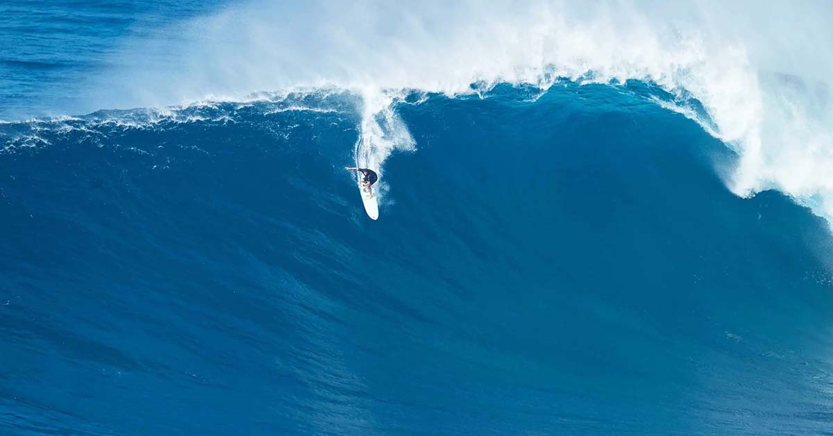 riding blue wave
