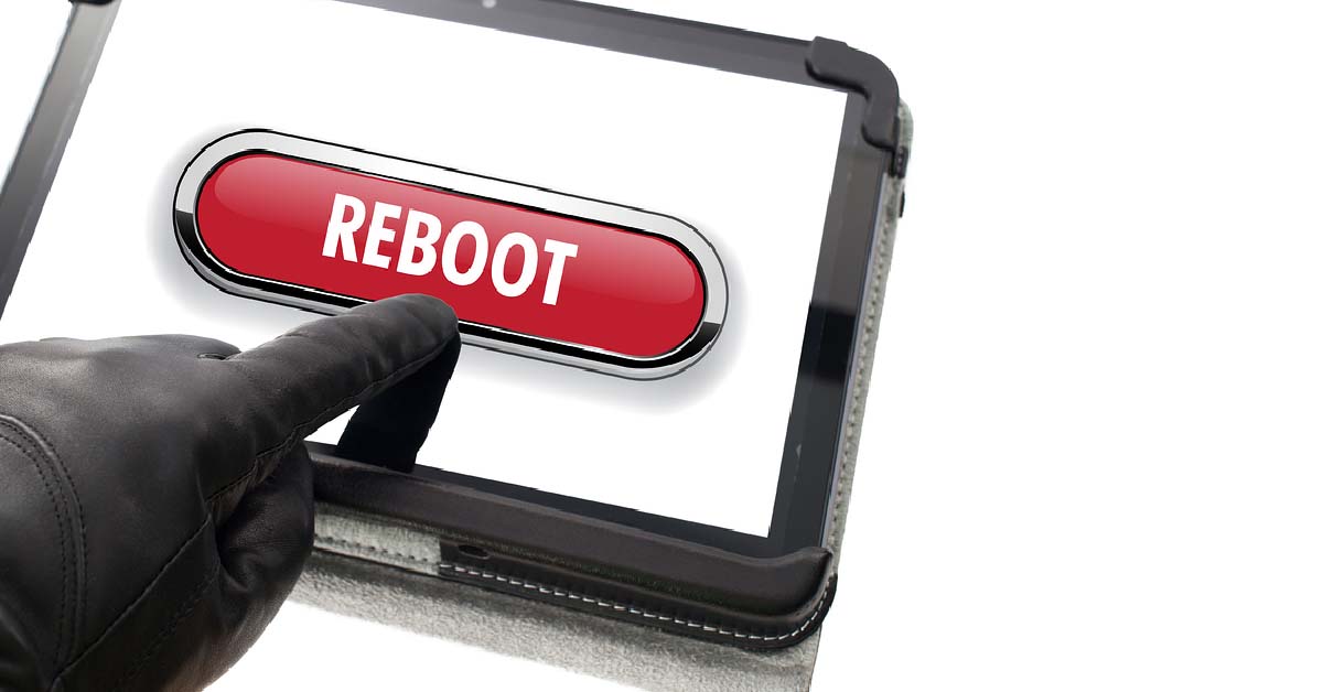 Reboot button