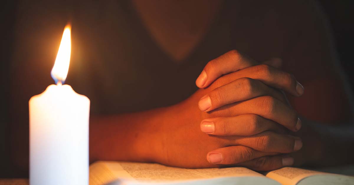 prayer candle
