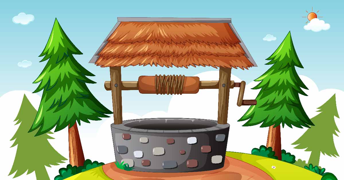 well on hill