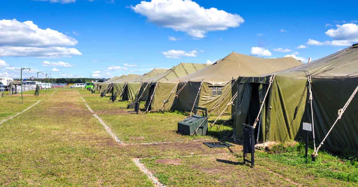 Army tent