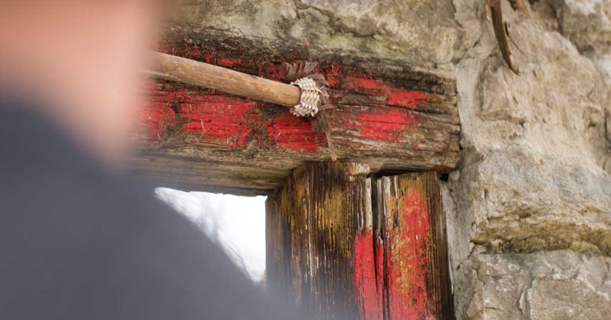 blood on the lintel