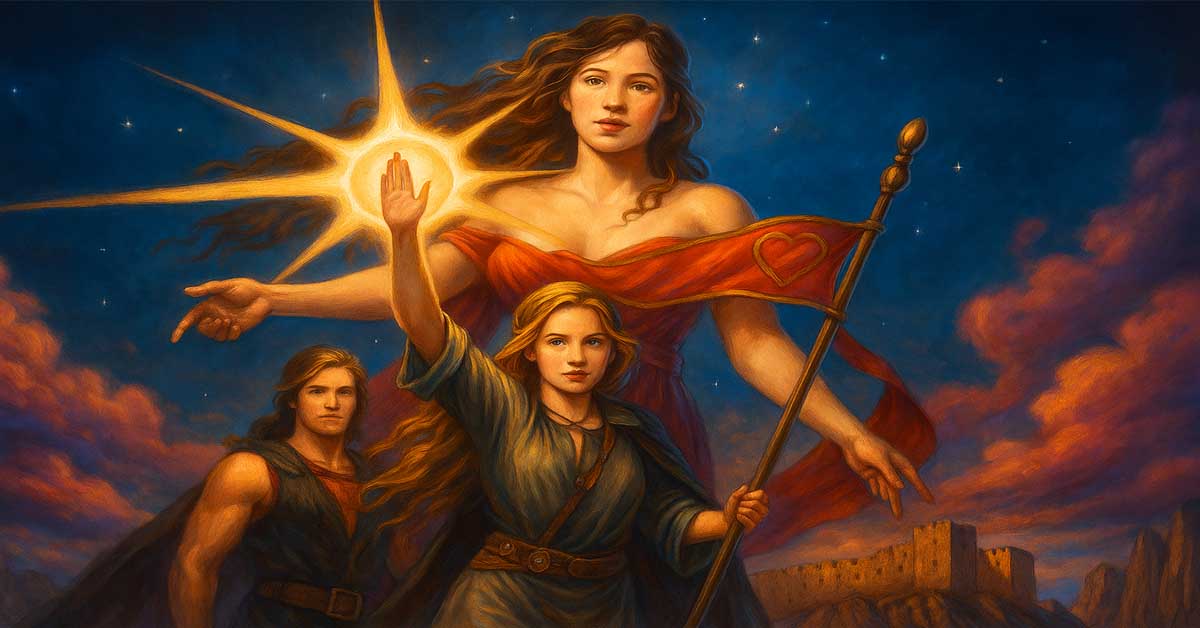 700 Years of World history, at the time of the end the Cathars promised they would return