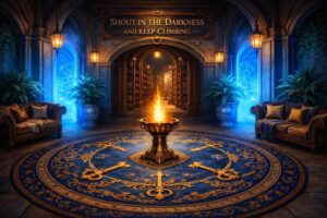 Foyer of Mystical Bible building in Heaven