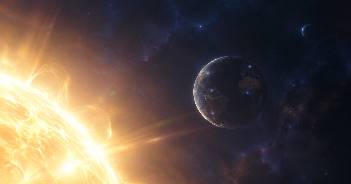 The Sun and Earth